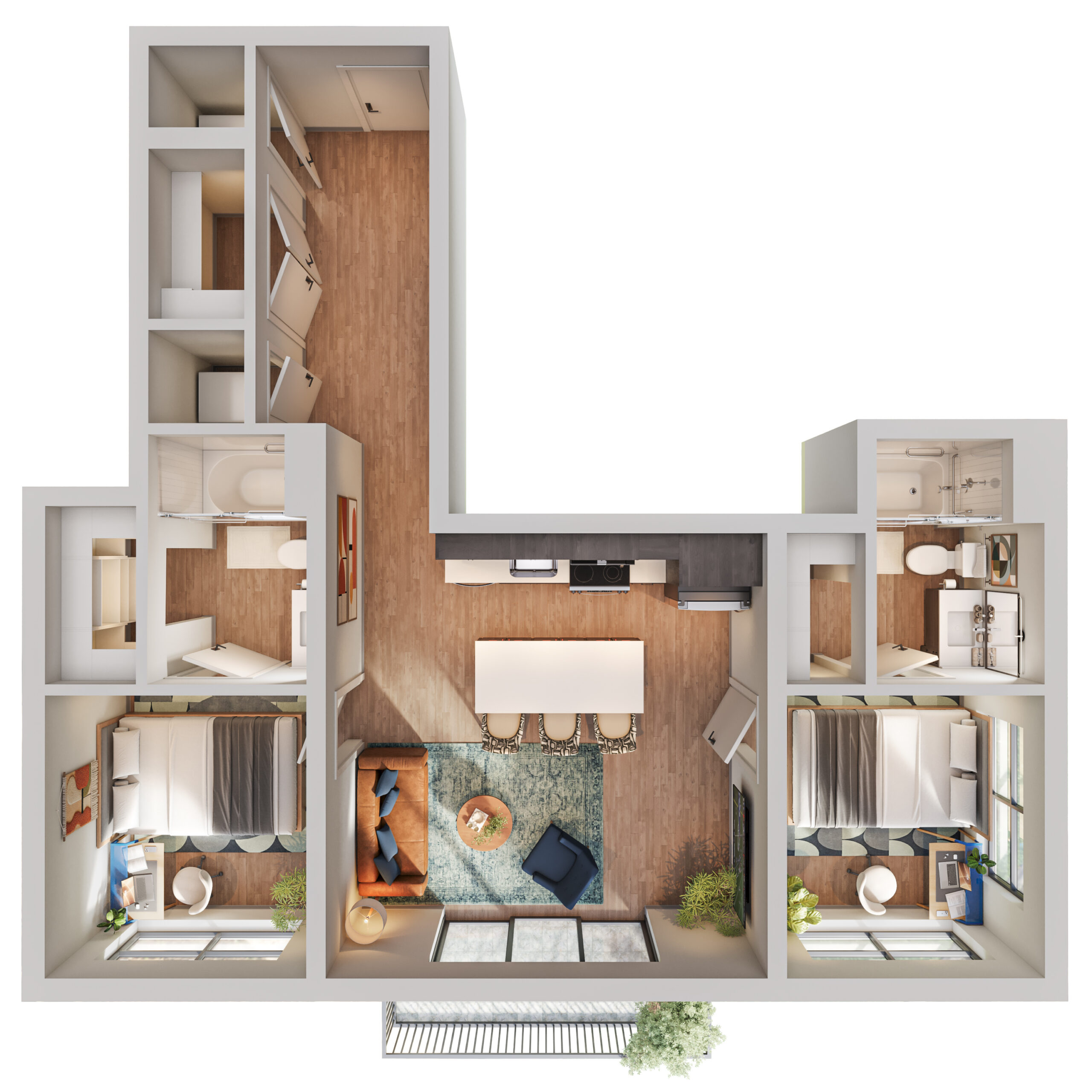 Theory Ithaca 3DFloorPlan 2x2E 052226